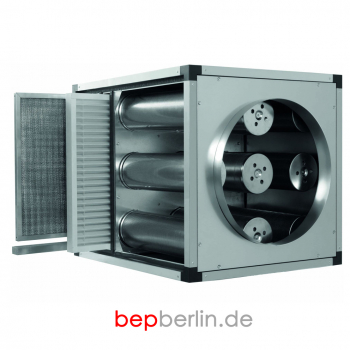 Aktivkohlebox 5.000 m³/h, plus 2 Vorfilterstufen